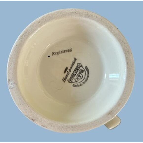 VTG Czech Pottery DITMAR URBACH Hand Painted Pitcher Vase Floral Cottage Decor - Picture 5 of 11